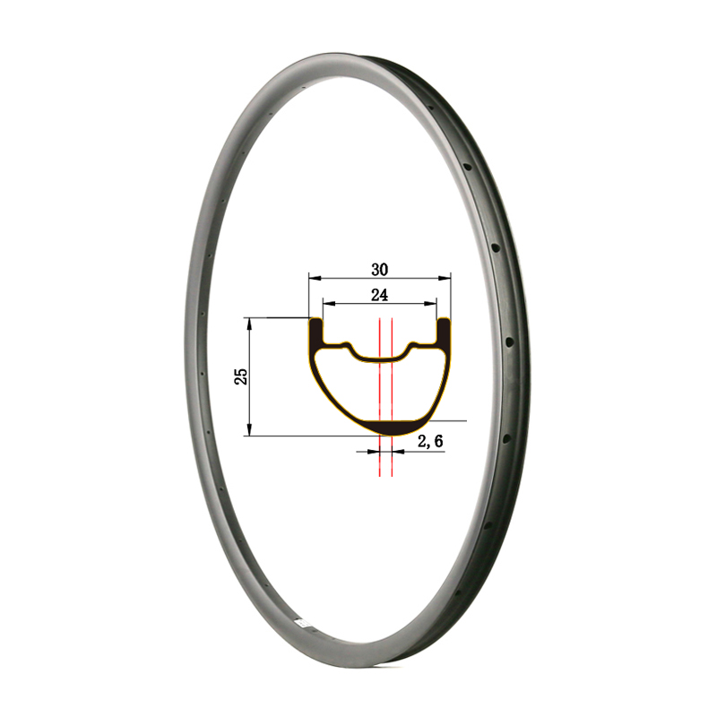 27.5er mtb carbon rim