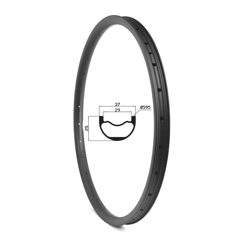 27.5er mtb carbon rims 37mm width