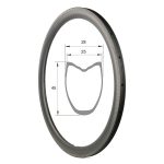 45mm tubublar carbon rims