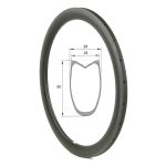 50mm carbon tubular rims