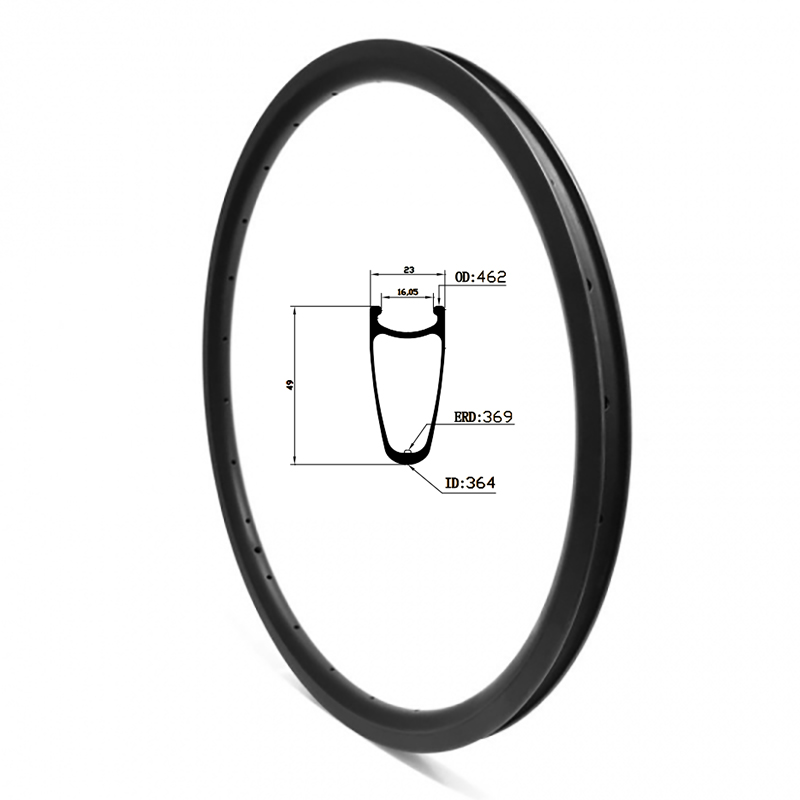 451 49mm clincher carbon rim