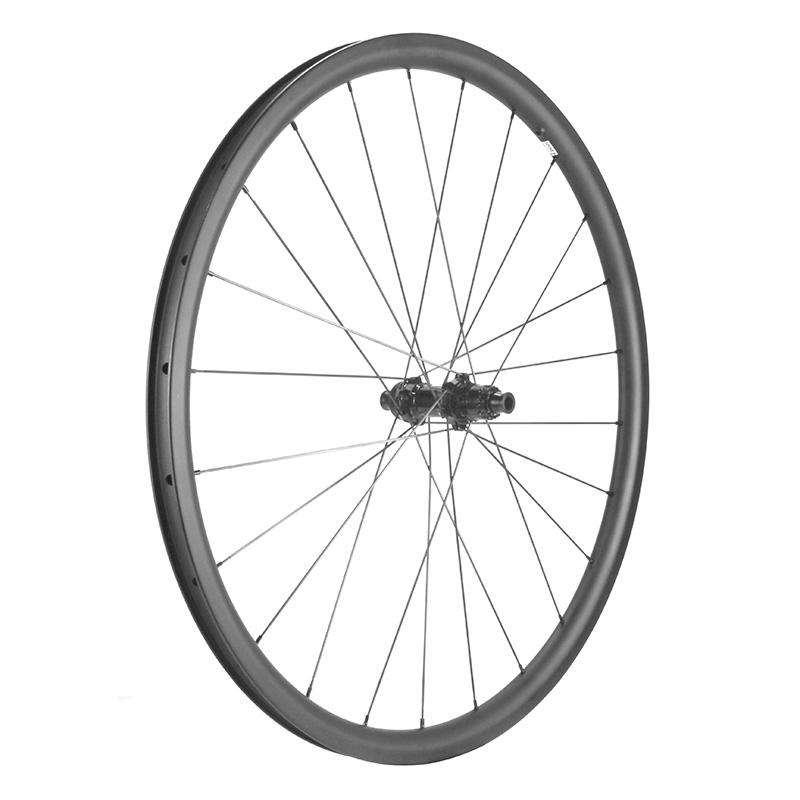 30mm carbon front tubular wheel