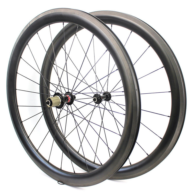 45mm tubular carbon wheel