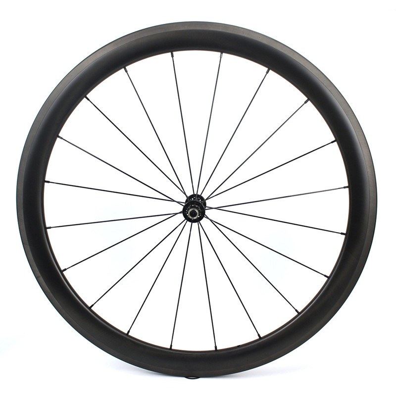 45mm carbon front tubular wheel