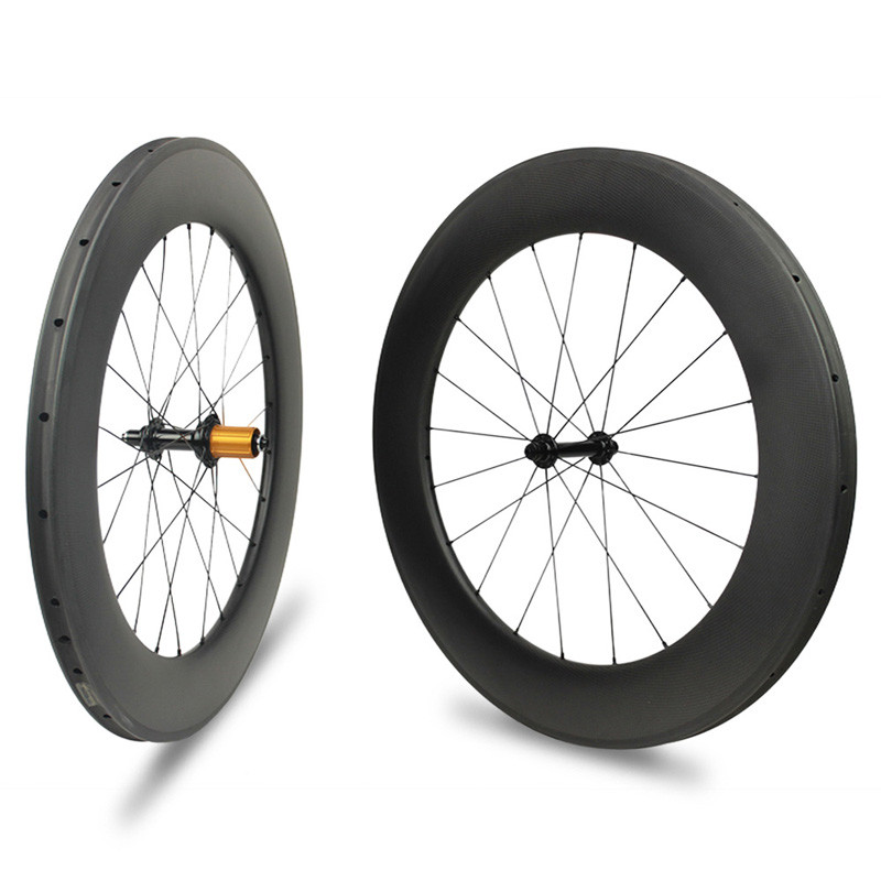 88mm carbon tubular wheel